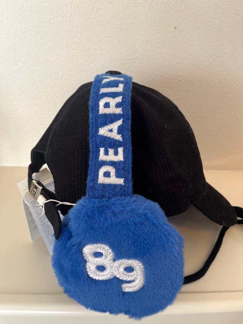 【新品未使用】PEARLY GATESコーデュロイキャップ 耳あて付き