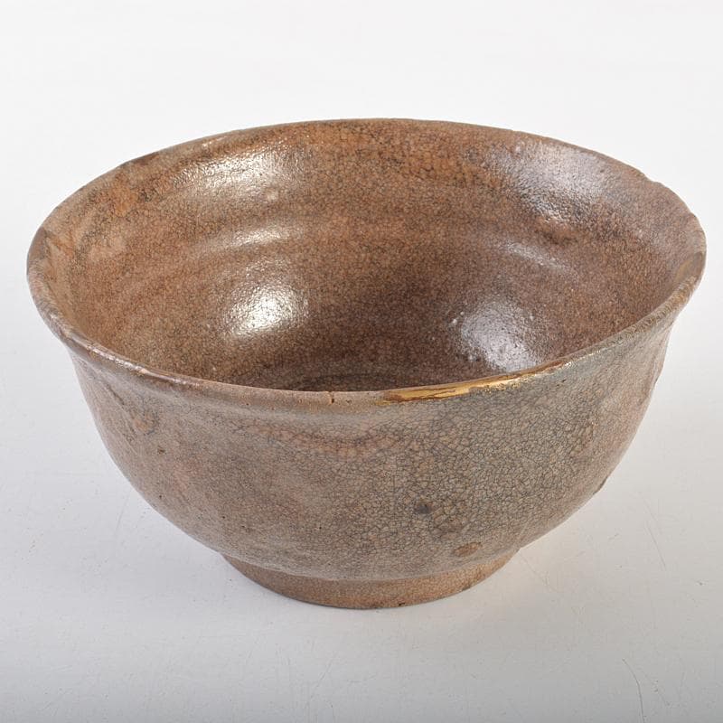 朝鮮美術　李氏朝鮮　後熊川茶碗　時代箱付　M　R7468