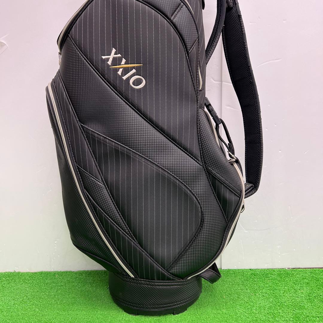 ゼクシオ　XXIO ブラック　メンズ　9インチ ゴルフバッグ　キャディバッグ