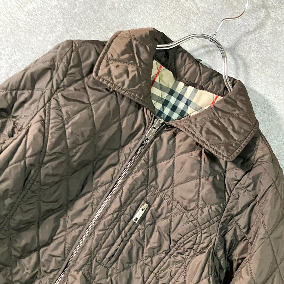 BURBERRY　三陽商会　キルティングコート　長袖　ブラウン　ノバチェック