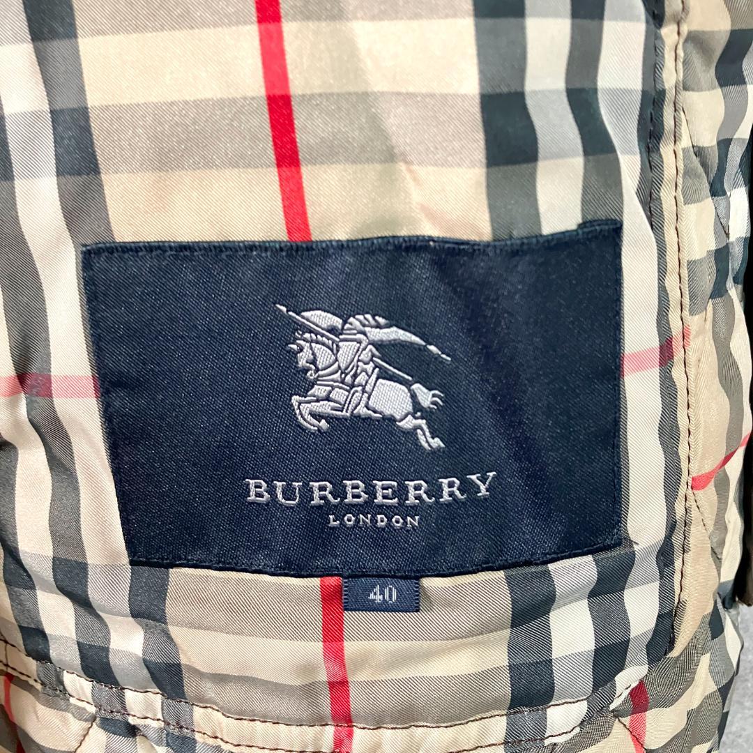 BURBERRY　三陽商会　キルティングコート　長袖　ブラウン　ノバチェック