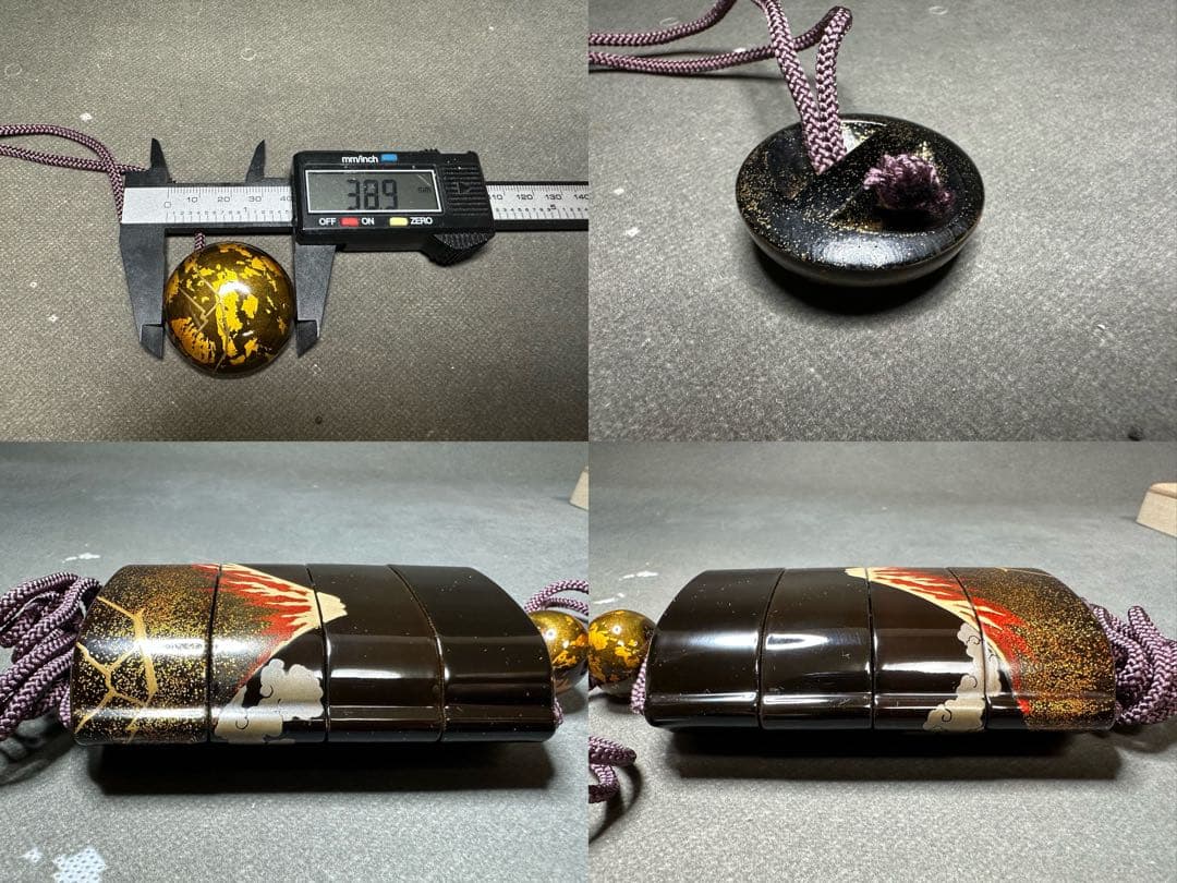 印籠　富士　蒔絵　根付　置物　古美術品　 細密細工　骨董　アンティーク　工芸品