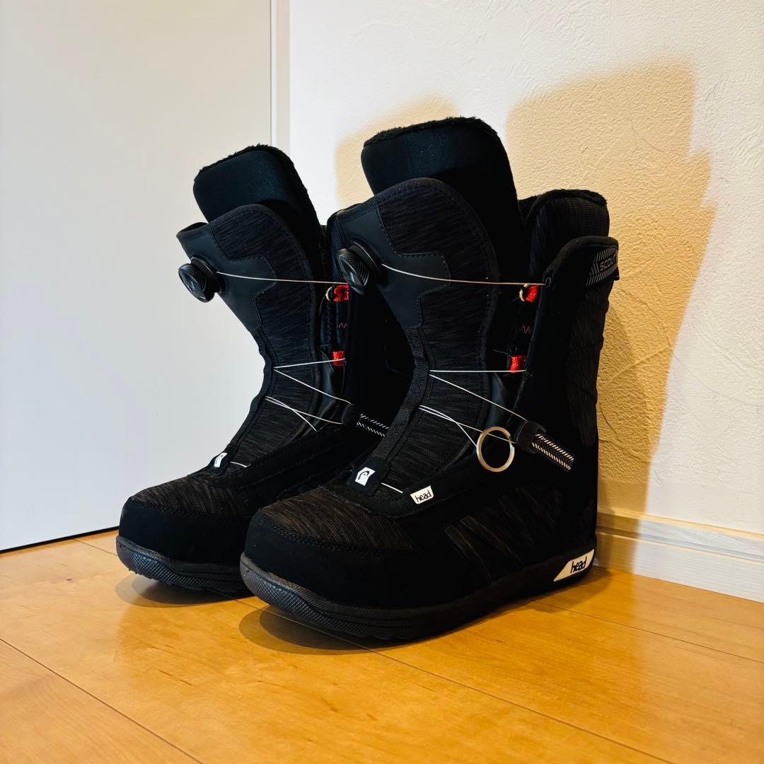 【本日最終値下げ】HEAD 28cm BOA スノーボードブーツ 美品 即日発送