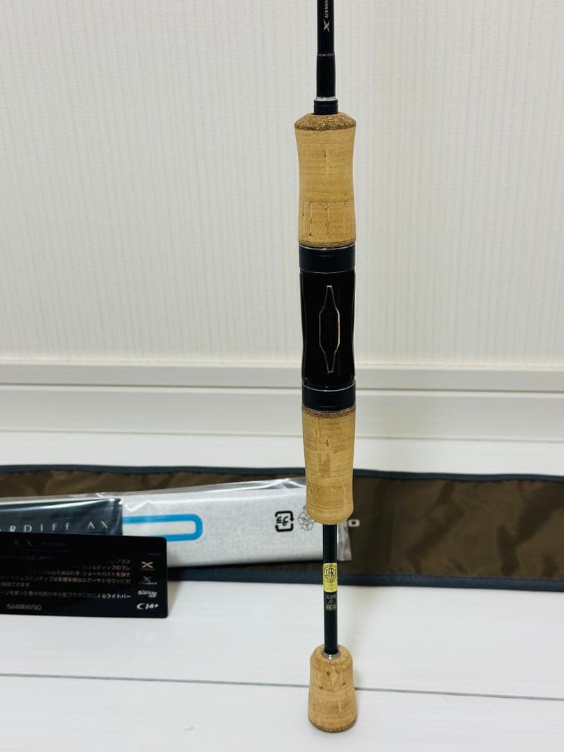 シマノ21カーディフAX S62XUL-F トラウトロッド　エリア　管釣り