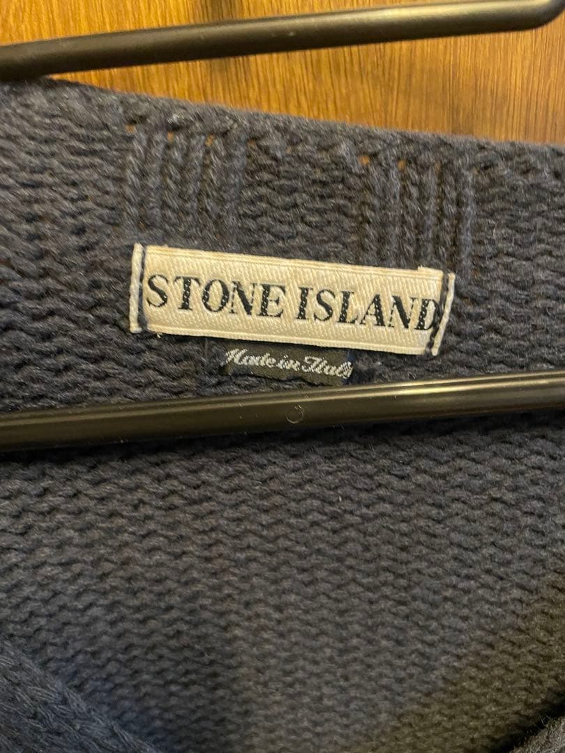 タ*シ様 98aw STONE  ストーンアイランド グレー Vネッ