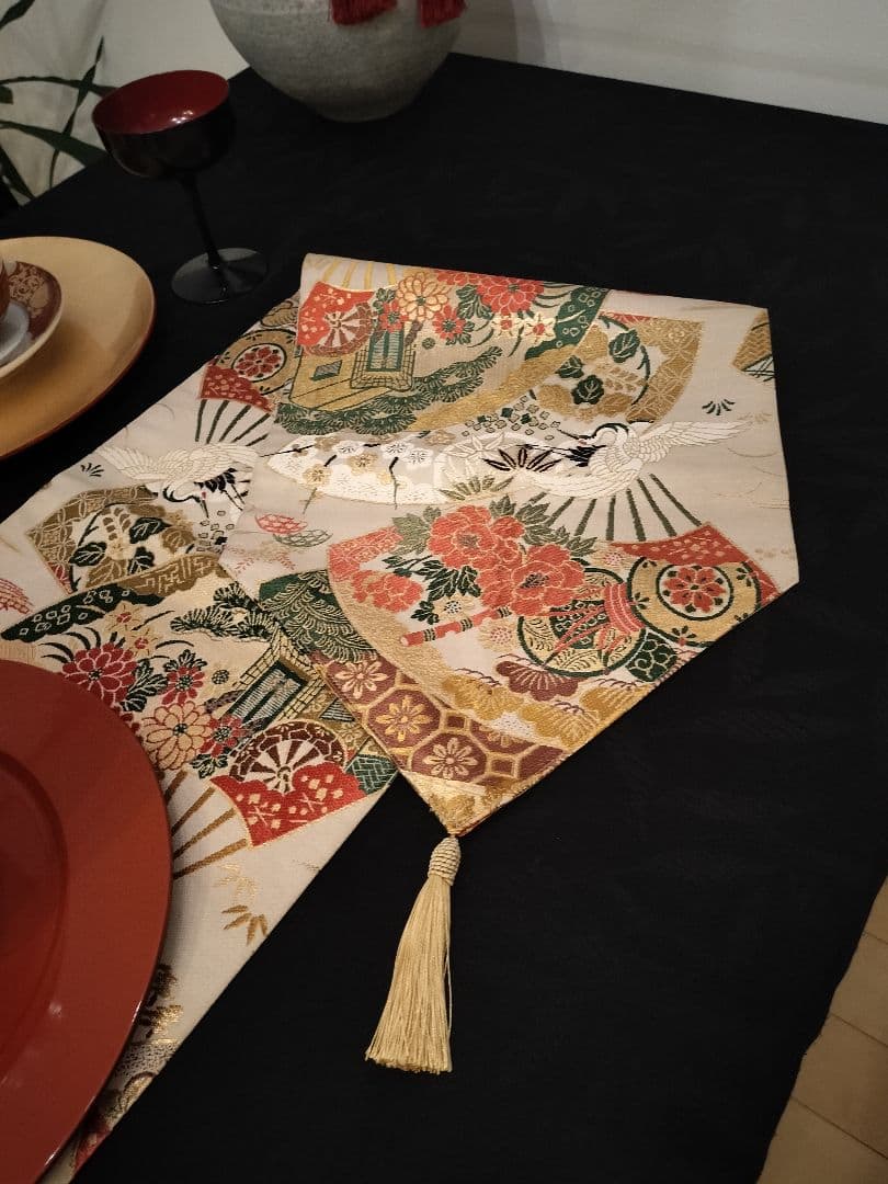 A932高級‼️ひな祭り‼️花嫁衣装帯‼️1ｍ95cm