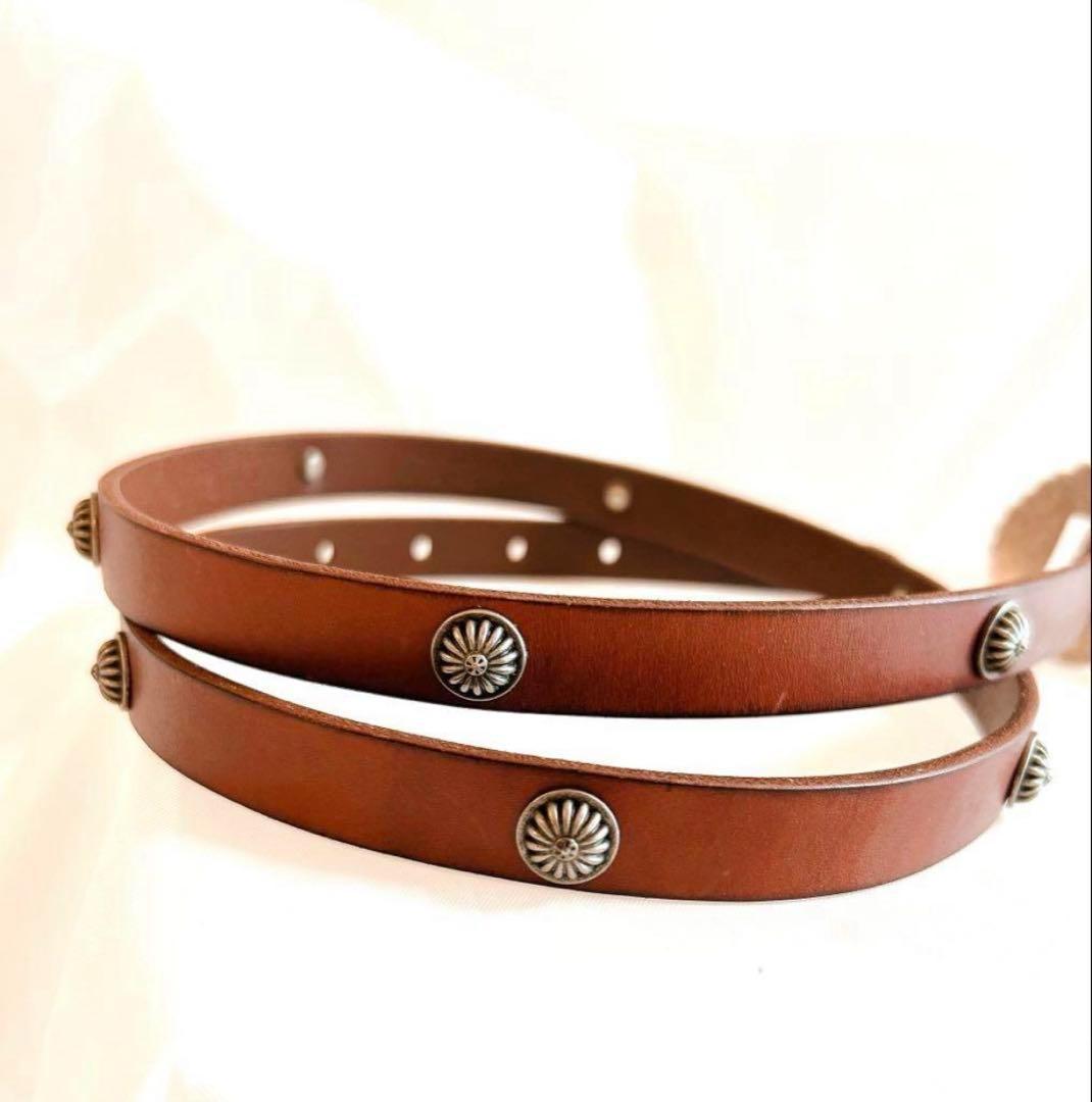 ★美品★ POLO RALPH LAUREN 人気のコンチョベルト　レディースM