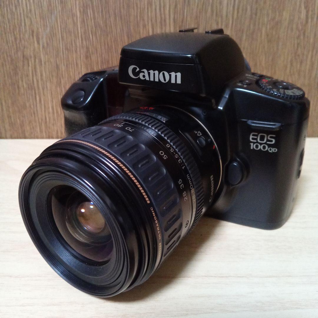 ★Canon★EOS 100QD 一眼レフカメラ＋レンズ2本セット★中古品★