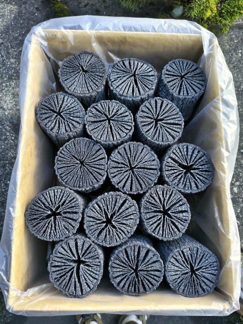 【愛媛産】クヌギ炉用　太め胴炭15本