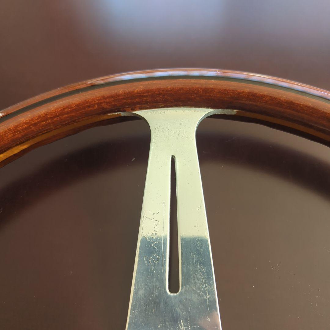 オマケ付き❗️当時物　ナルディ クラシック ウッド ステアリング　36cm