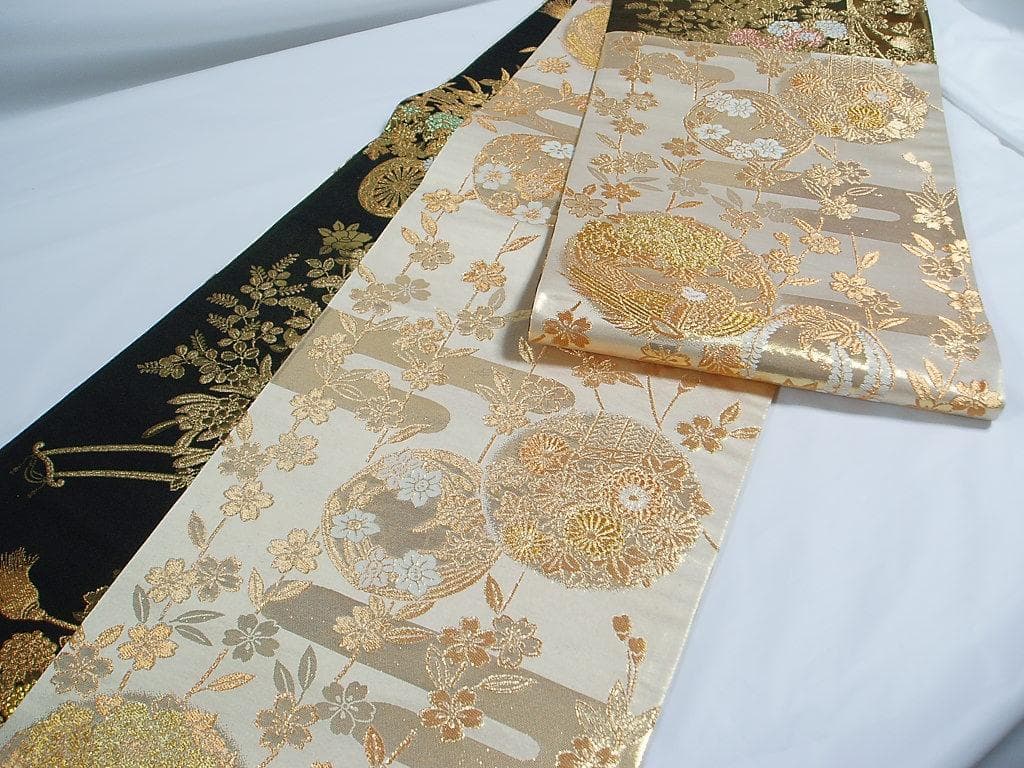 【hirotan】◆30◆振袖用袋帯中古品2点まとめ売り