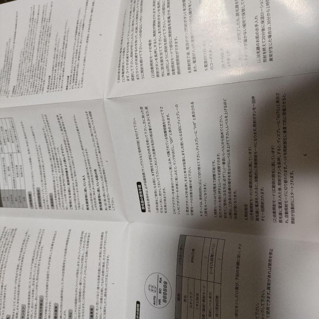 脱毛器  SLS-AI01 (スキンケア&ニキビ除去モード付)(サングラス付)