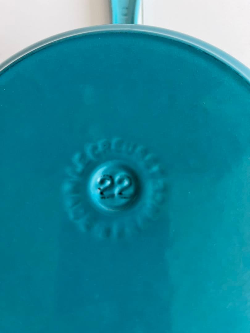 廃盤　ルクルーゼ　マルチファンクション　22cm カリビアンブルー