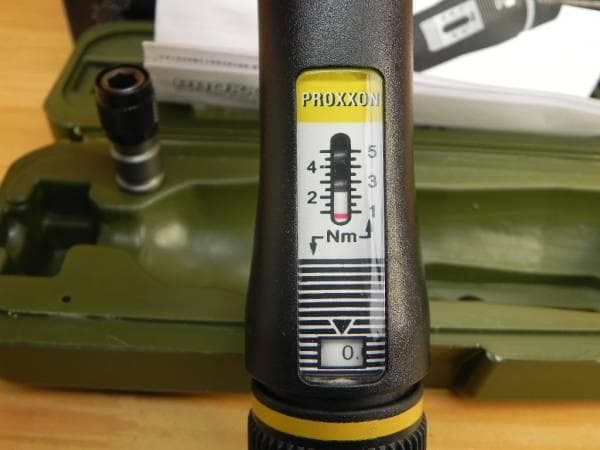プロクソン 1/4(6.35)精密トルクレンチ ドライバー MC5(1～5Nm)
