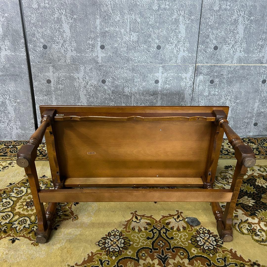 ꧁カリモク家具 karimoku꧂オールドカリモクテレフォンベンチ