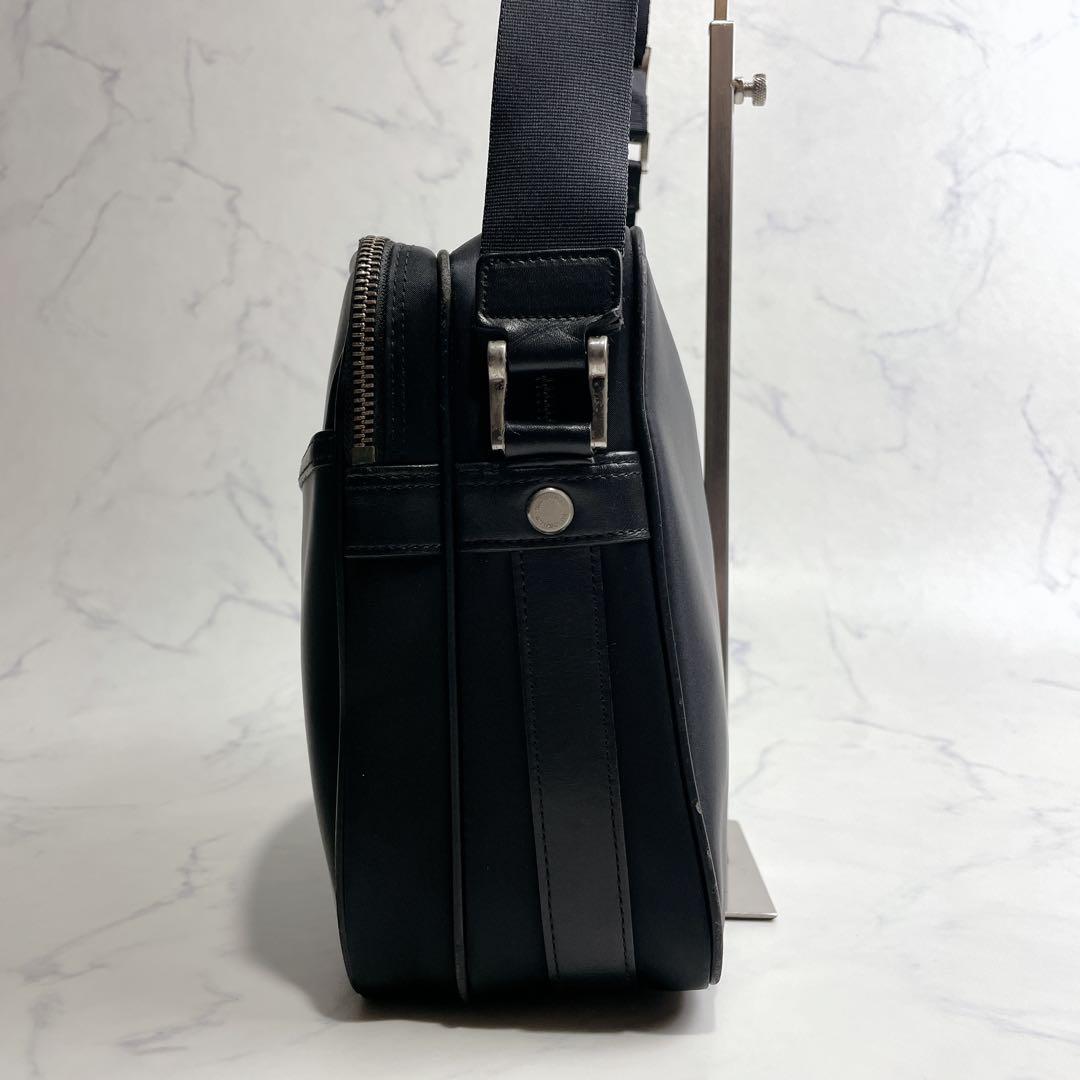 美品✨BURBERRY ショルダーバッグ 二層 ナイロン レザー ノバチェック