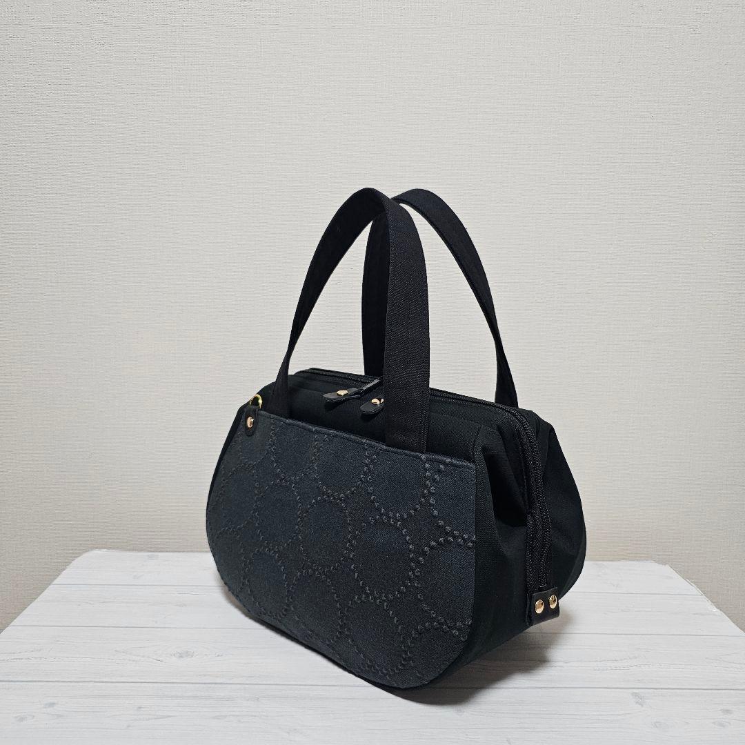 r.ぽってりボストンL rosy ブルーグリーン ミナペルホネン