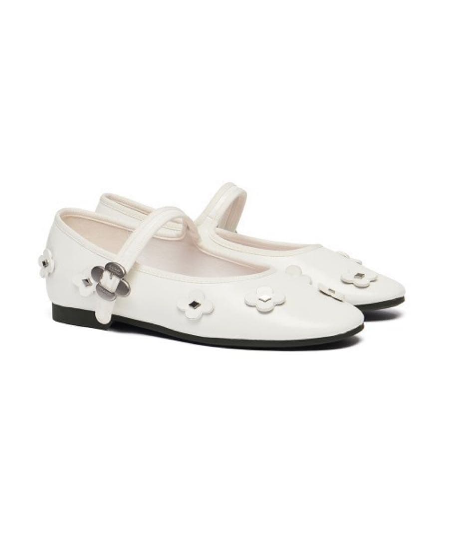靴 [X MINJUKIM] FLORAL PATCH MARYJANES