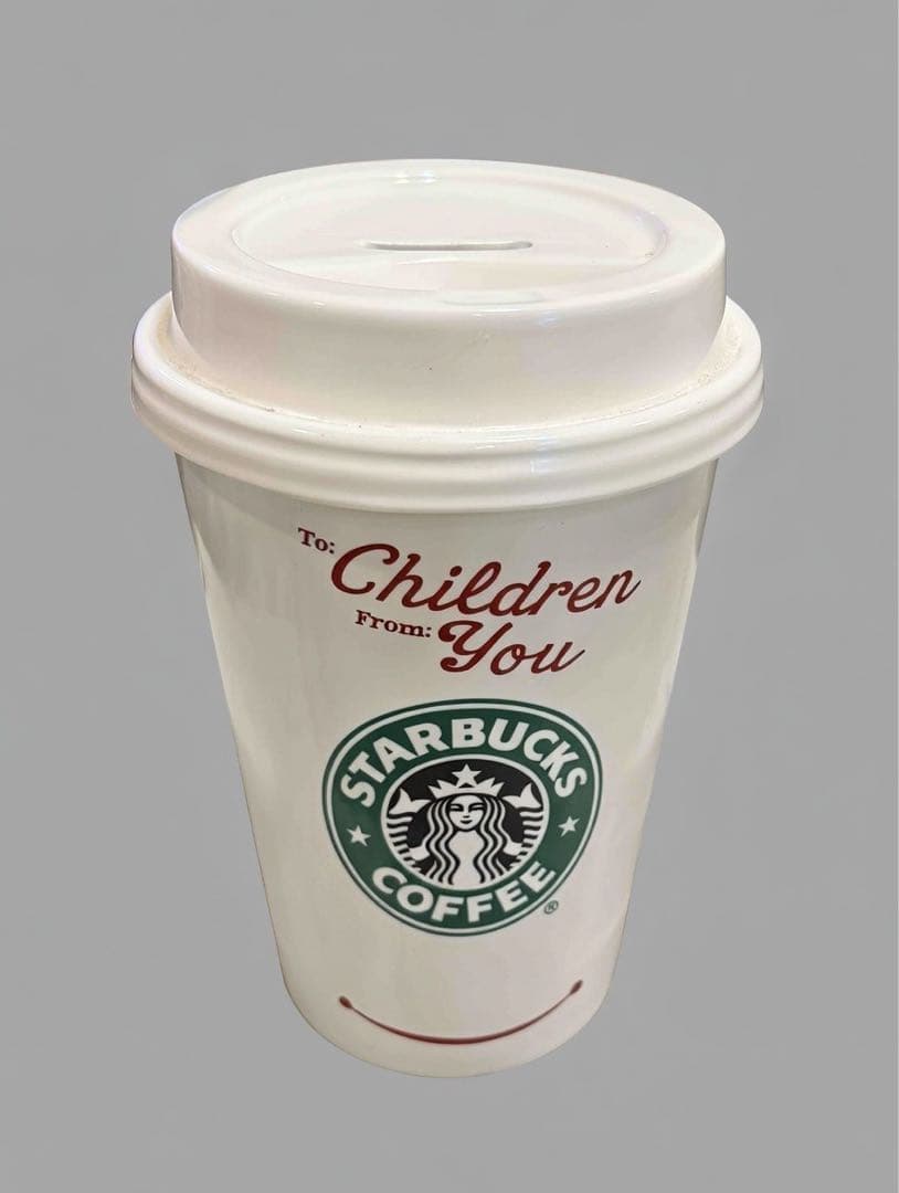 スターバックス 大型貯金箱 陶器製 (希少)