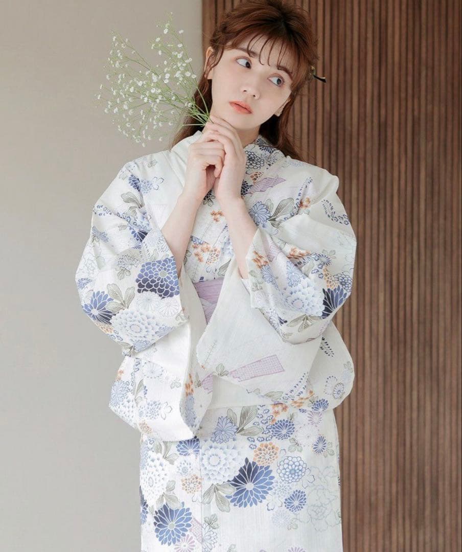 Dita 浴衣セット【燦々京まつり（紺碧）】