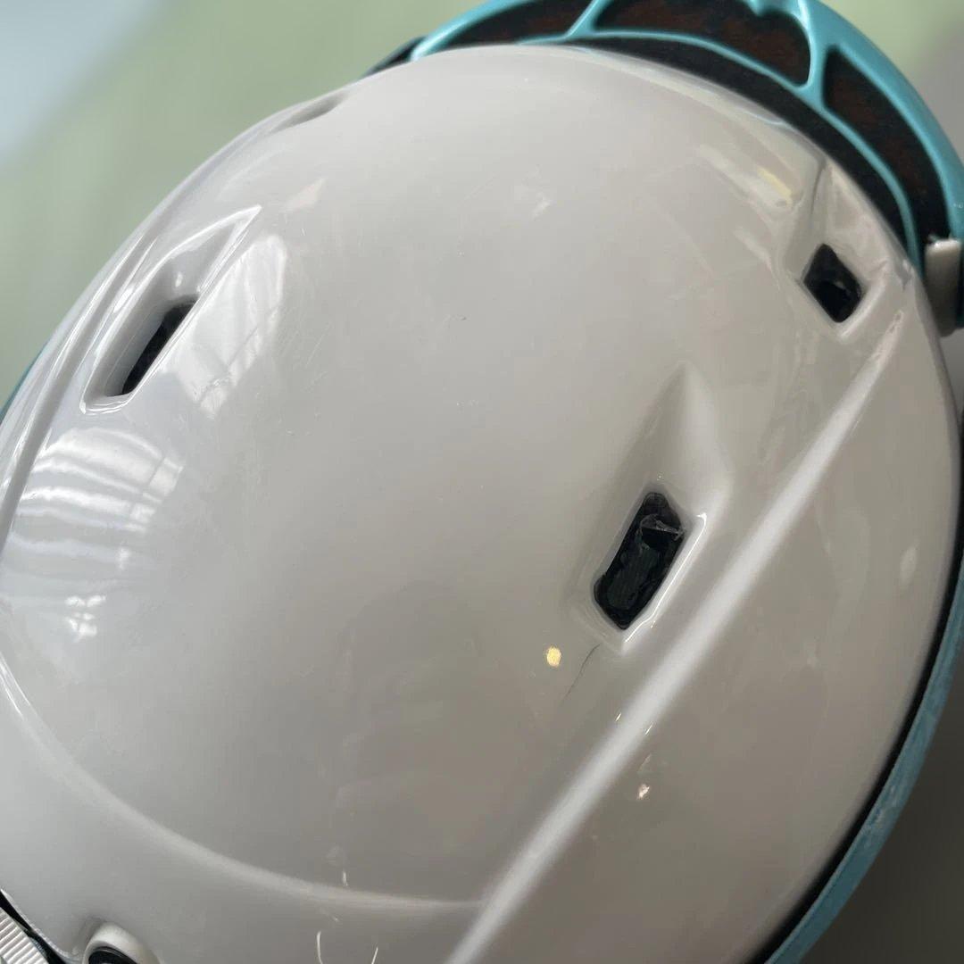 【美品】キッズ ロシニョール アナ雪ヘルメットゴーグルセット一回使用