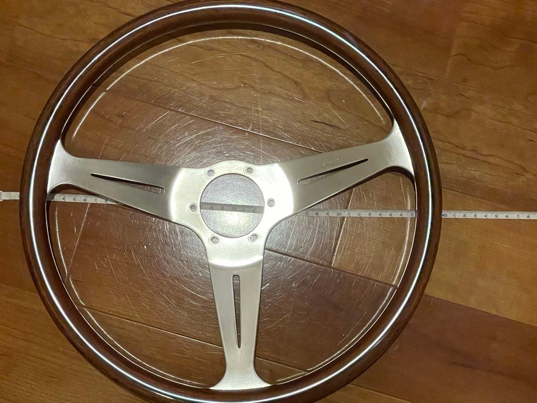 当時物正規品 【大径 希少】φ39 ナルディクラシックウッドステアリング