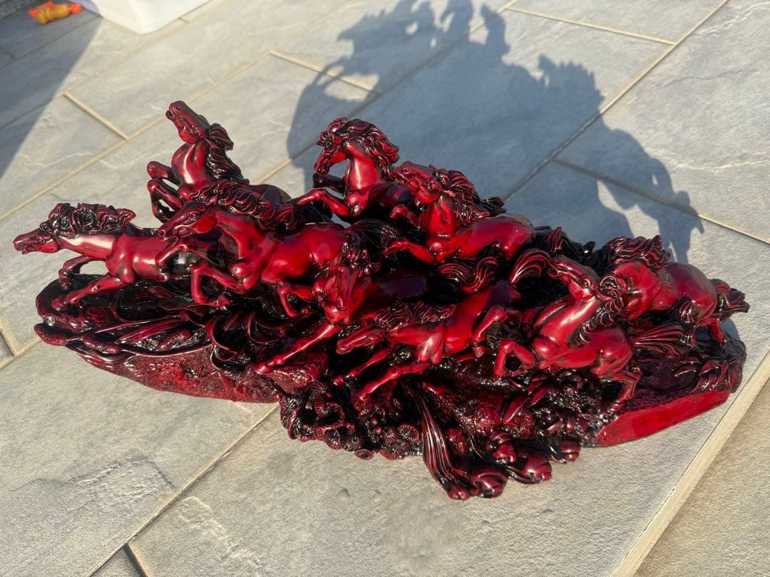 九頭馬 馬九頭 置物 開運 インテリア 仕事運 飛躍 成功 祈願 風水