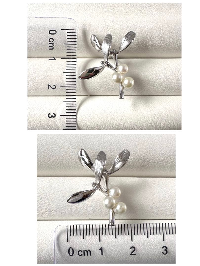 MIKIMOTO アコヤベビーパール ピンプローチ SV