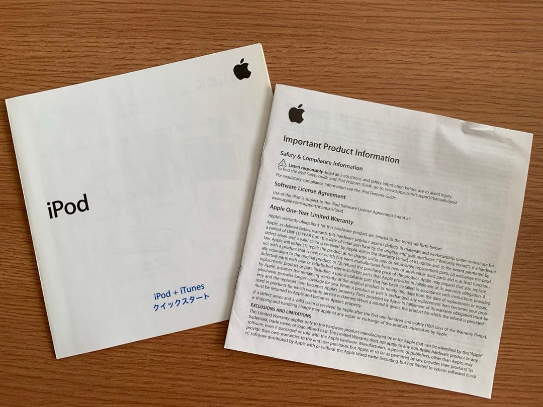 【動作確認済・初期化済】iPod Classic 30GB BLACK 箱付き