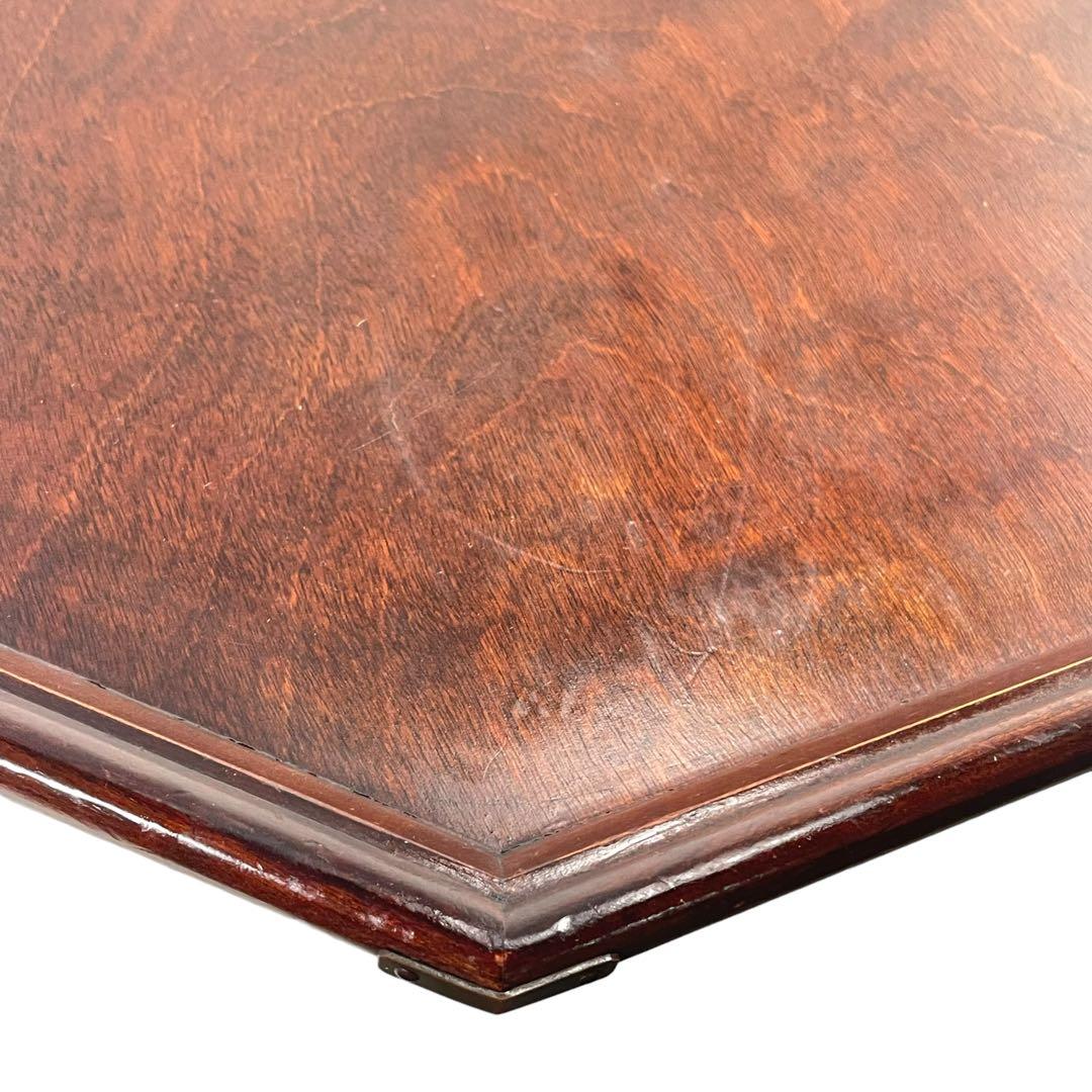 HR276 【レア】松本民芸家具 八角膳 ミズメザクラ 飾り台 花台 座卓机