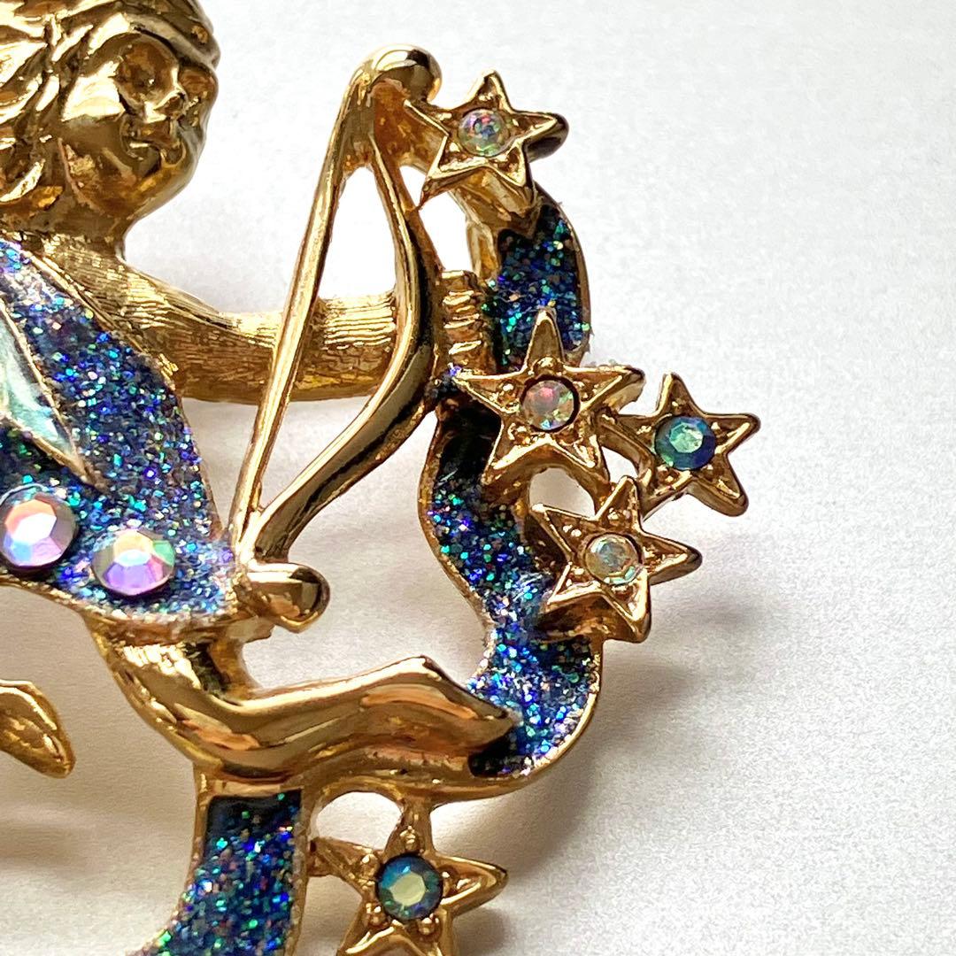 【美品】Kirks Folly カークスフォリー いて座 射手座 ブローチ