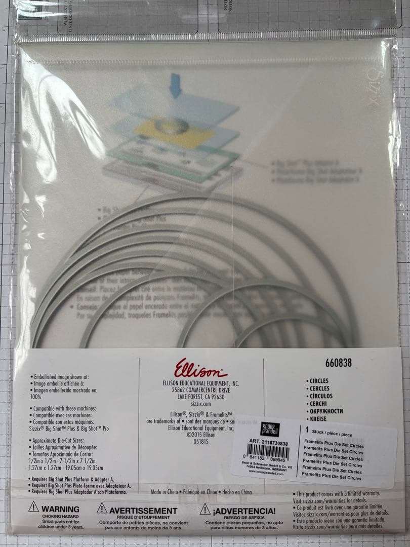 Sizzix Framelits Plus Die 19.05㎝×19.05㎝