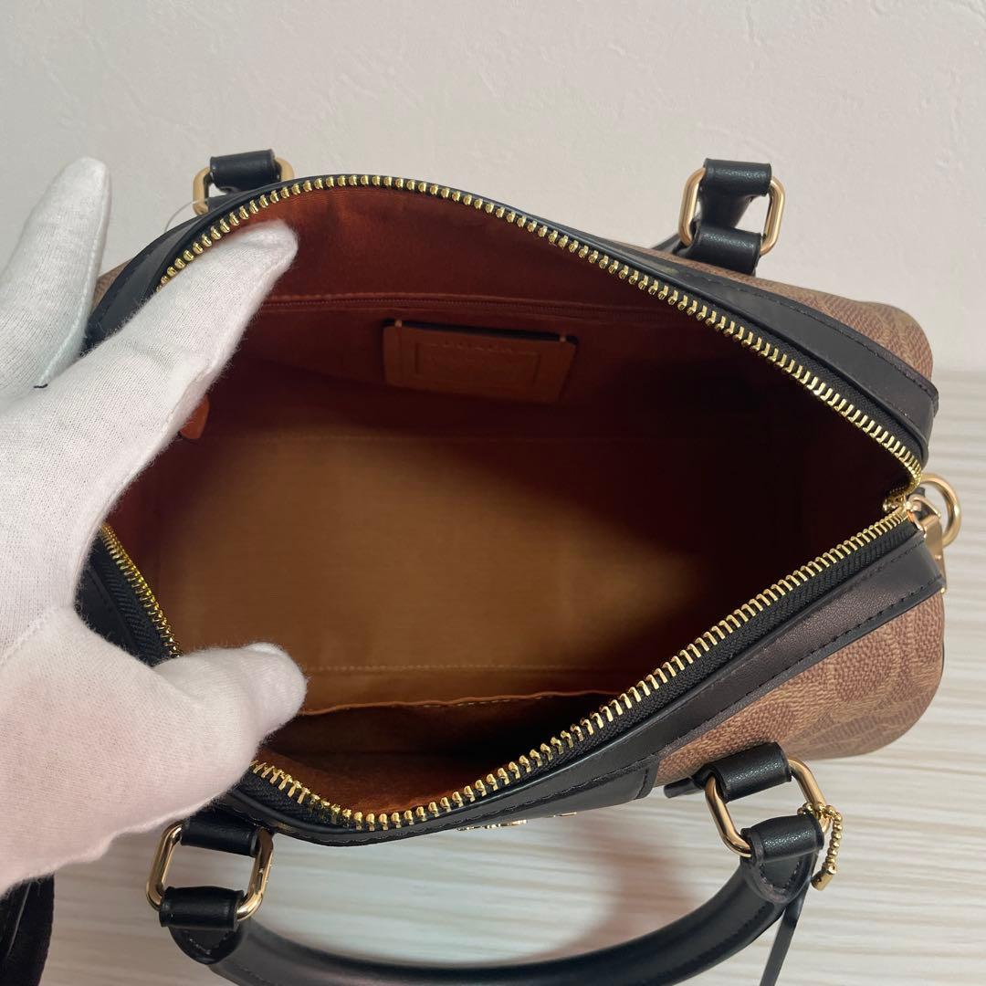 早い者勝ち！訳あり新品 COACH ハンドバッグ シグネチャー柄 2way
