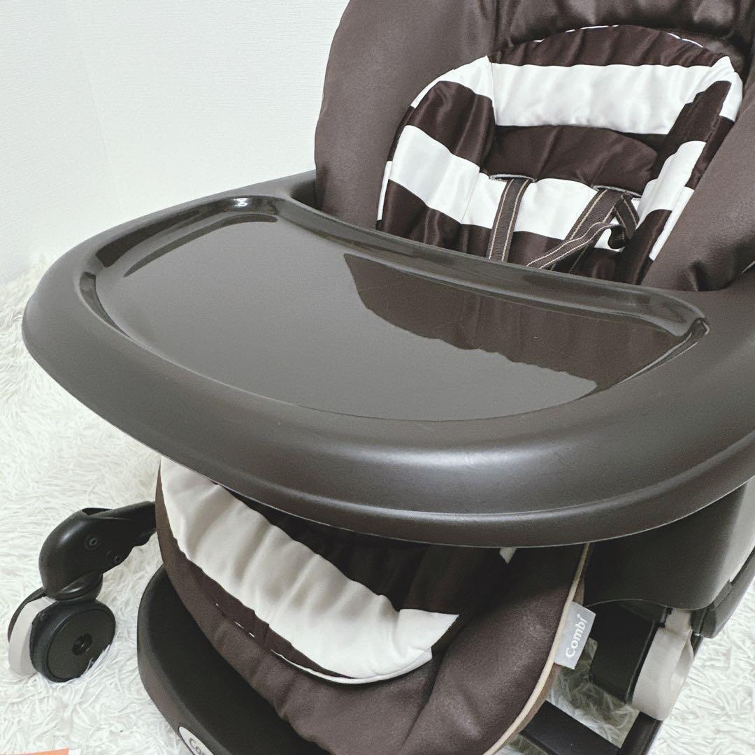 ✨美品✨ Combi ネムリラ4キャスAT スイングチェア　自動　ハイローチェア