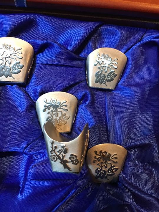 箸置き　錫　ステン　銀　真鍮　その他金属