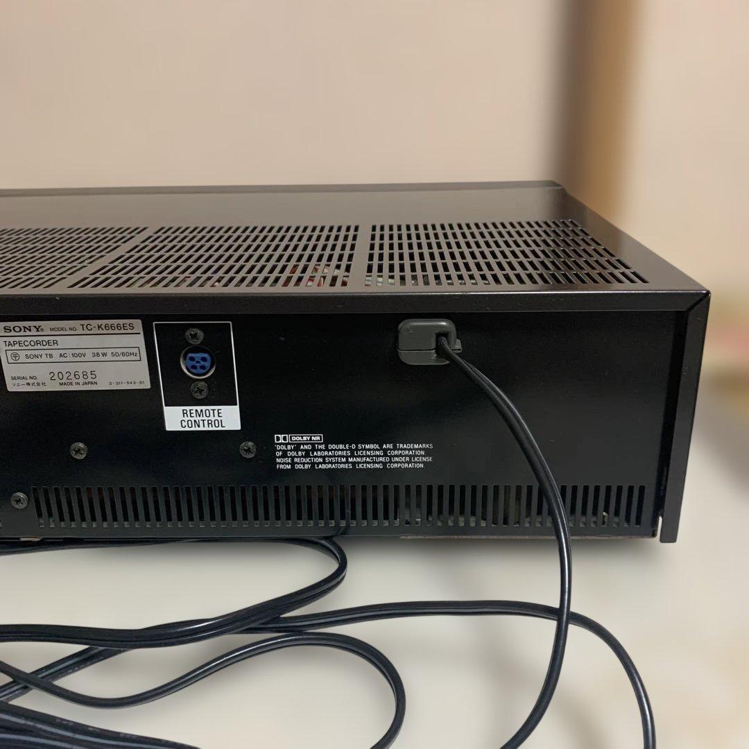 美品 SONY TC-K666ES カセットデッキ