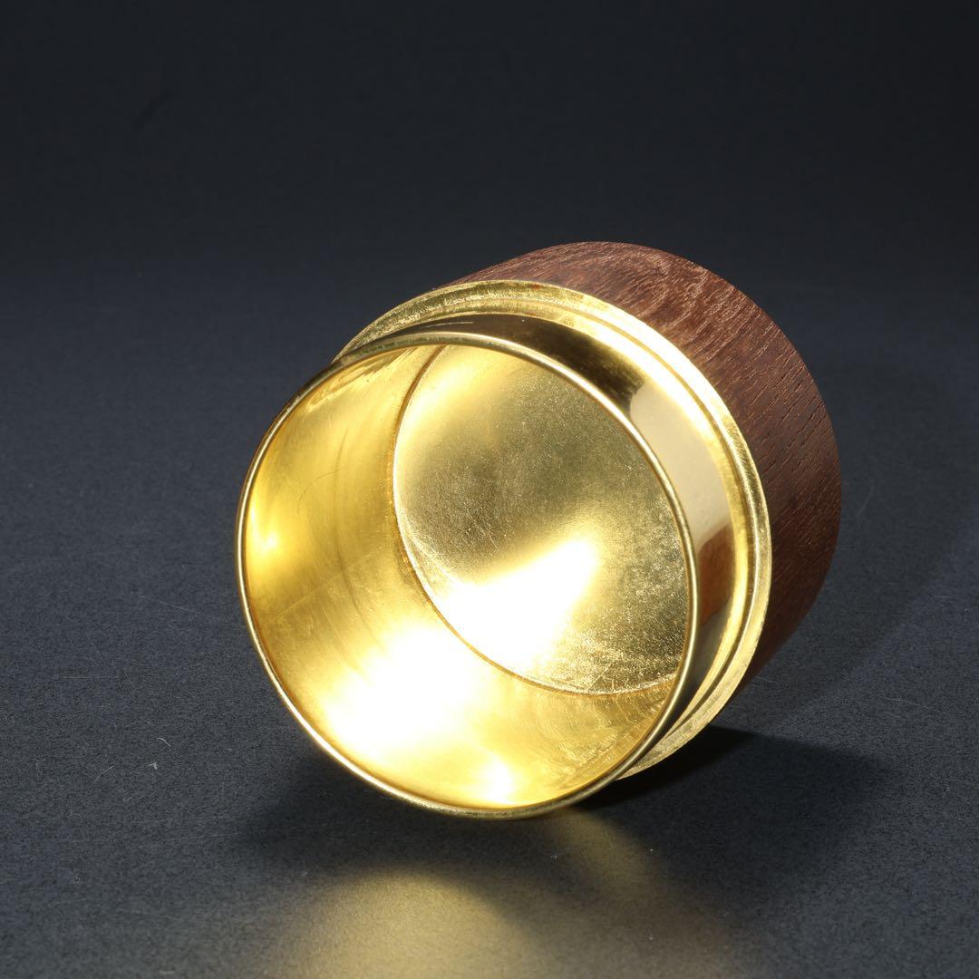 棗　茶入　中次　本桑　道場宗廣　共箱　R1684