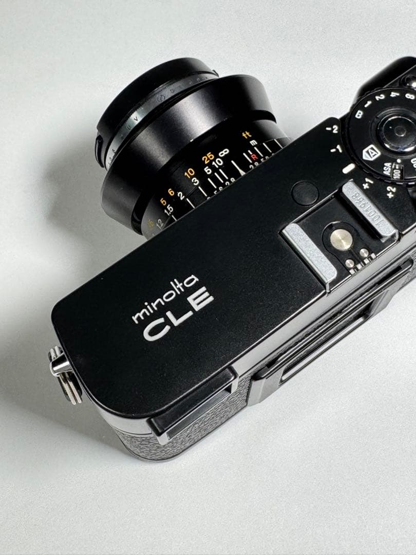 【超希少】MINOLTA CLE (旧ミノルタロゴ) +M-ROKKOR28mm