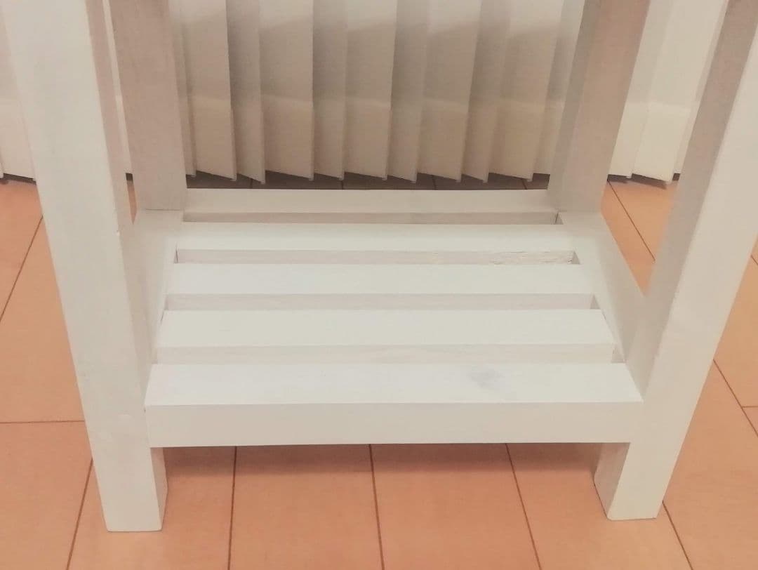 木製/スツール/椅子/ホワイト【送付込み】