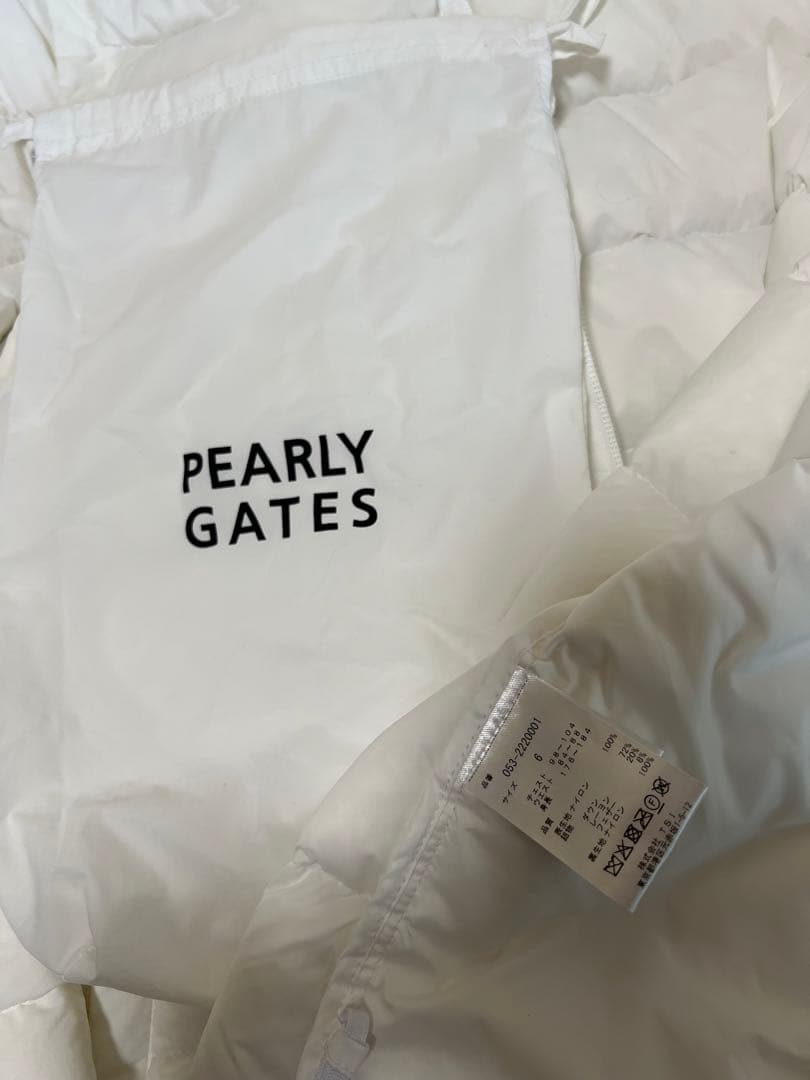 パーリーゲイツ PEARLY GATES 保温軽量 2WAYフード付きダウン