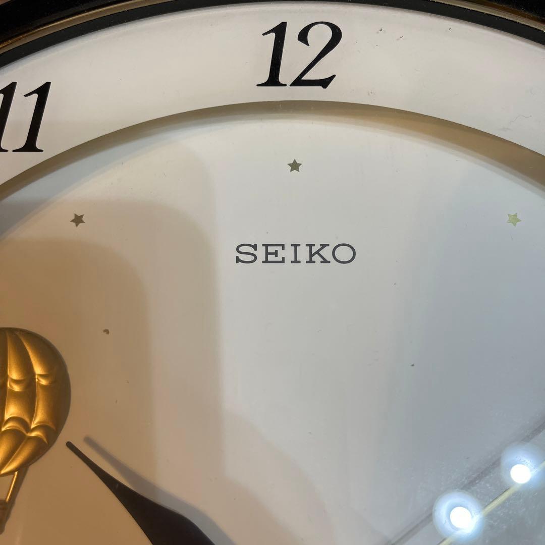 SEIKO 掛け時計　QUARTZ レトロ〔美品〕動作確認済み