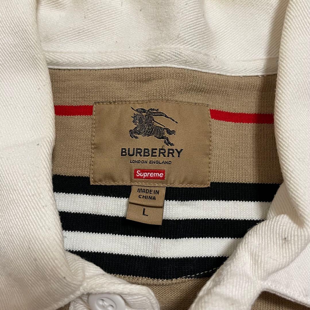 BURBERRY✖️Supremeラグビーシャツ