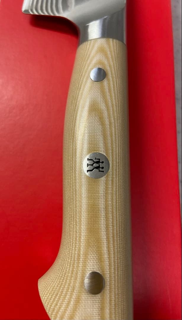 「ひろゆき」ヘンケルス　ダマスカス包丁、カンレン.キリ、刃渡り20㎝