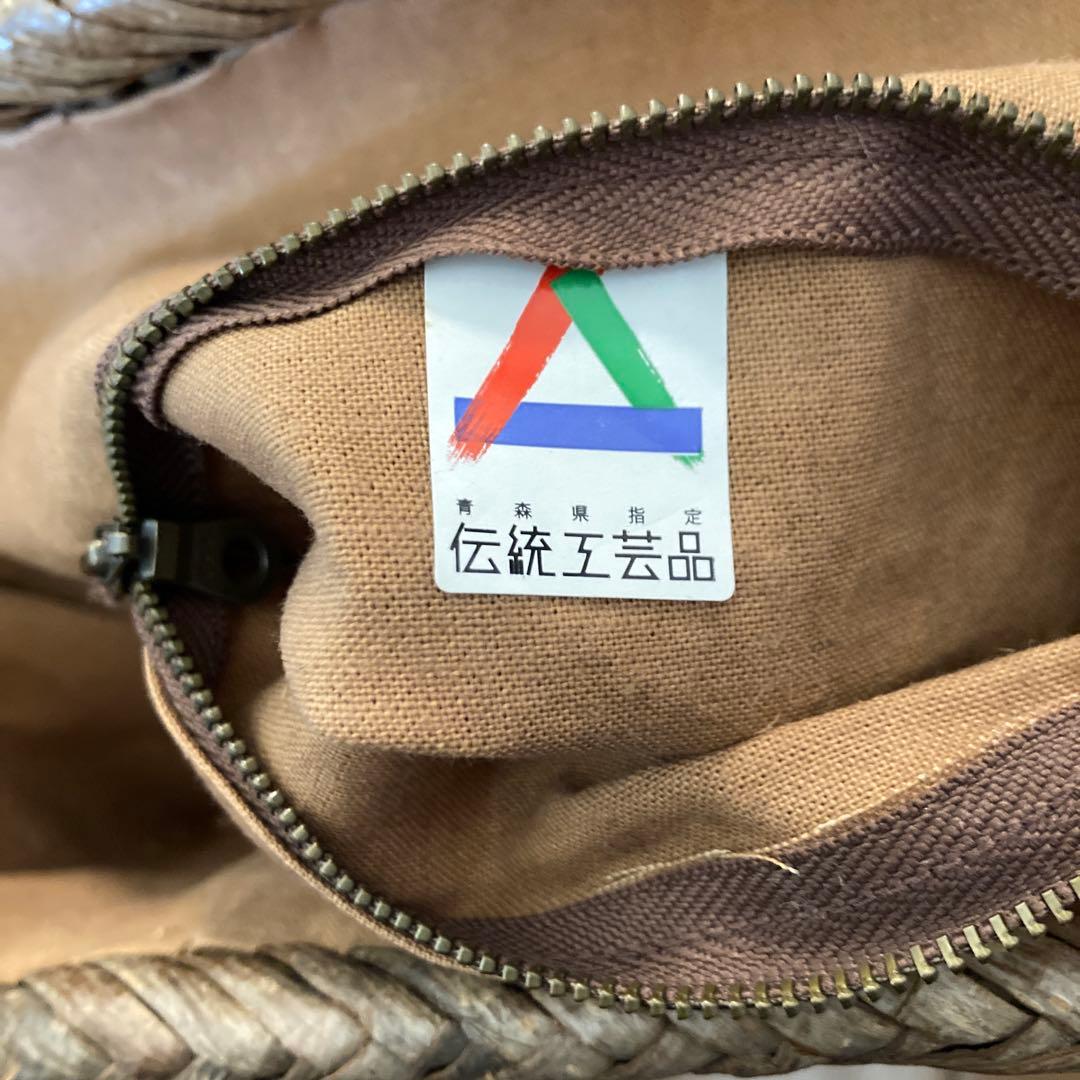 胡桃（くるみ）かご／弘前のみかみ工芸店で購入の中古品（難あり）