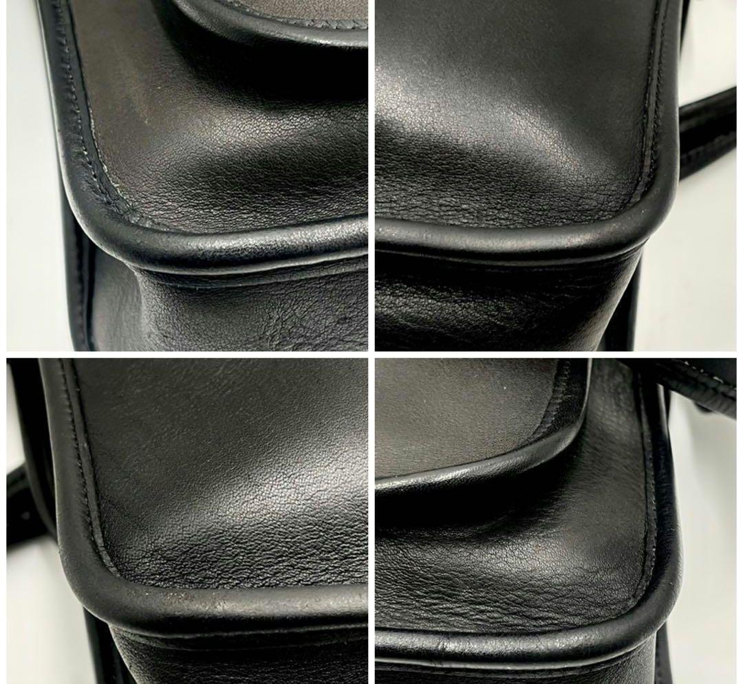 バッグ COACH 5180 Leather Satchel Shoulder Bag