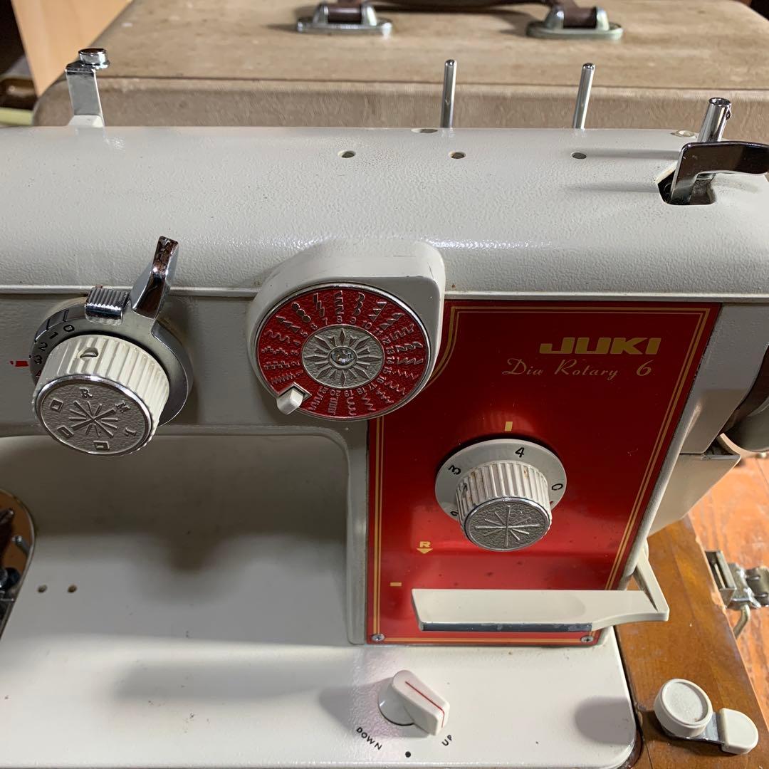 JUKI　レトロ　ミシン　ロータリー6
