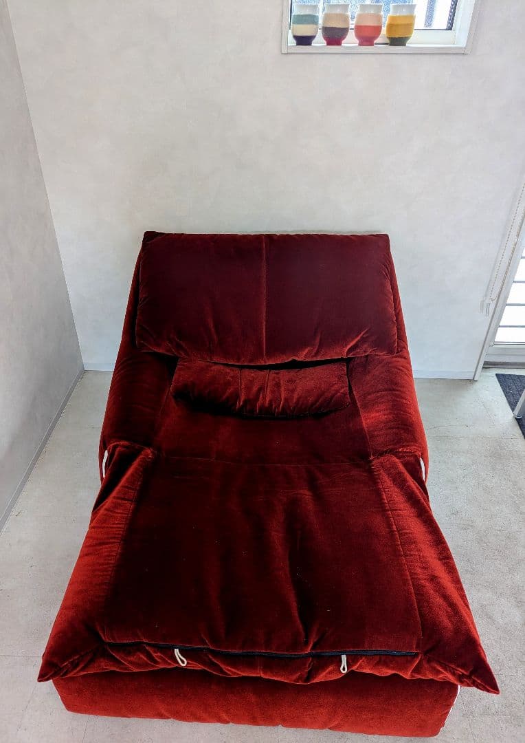 極上品　【ligne roset】リーン ロゼ プリューミー　1Pソファ＆パフ