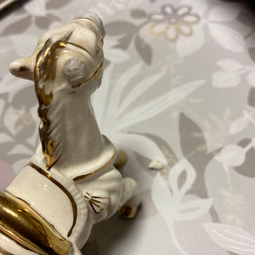 ウイスキーサーバー 馬車　ウイスキー アンティーク 中は空　未使用かも ★耳接着