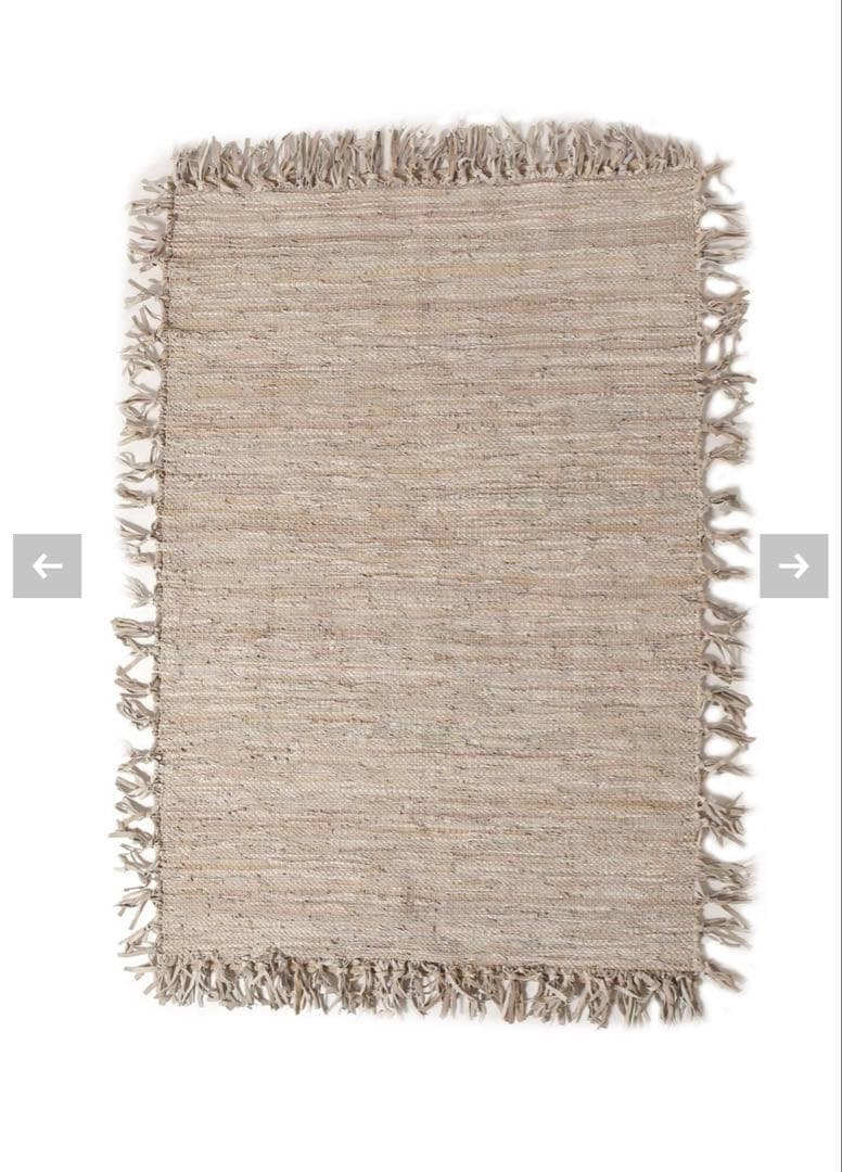 JOURNAL STANDARD FURNITURE フリンジ付きラグ