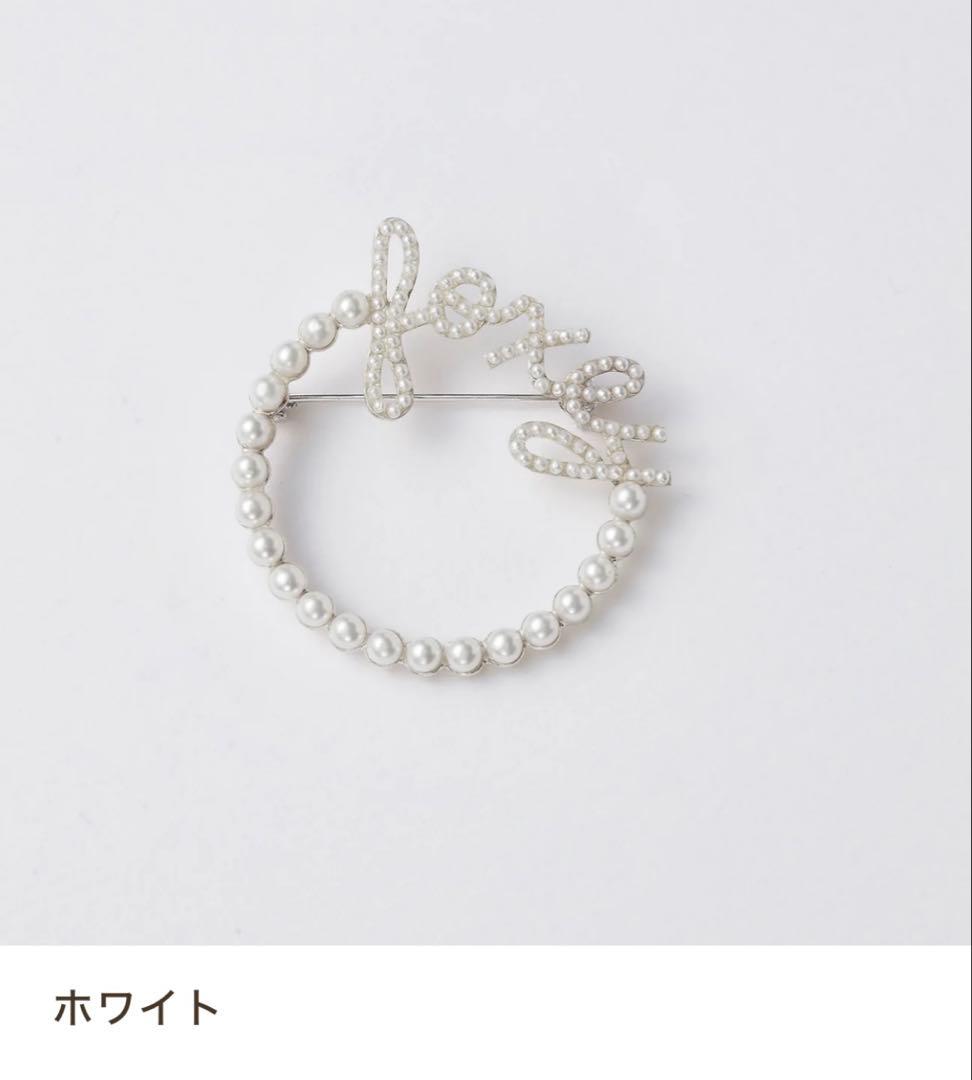 フォクシー　ブローチ　パール　44319 BROOCH \"ANNEAU\"